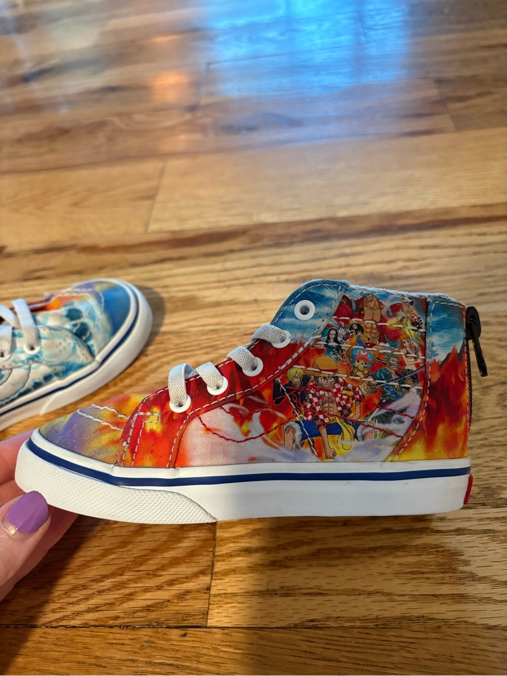 Vans Kids Multicolor Tie-Dye High-Top Sneakers - Picture 7 of 7